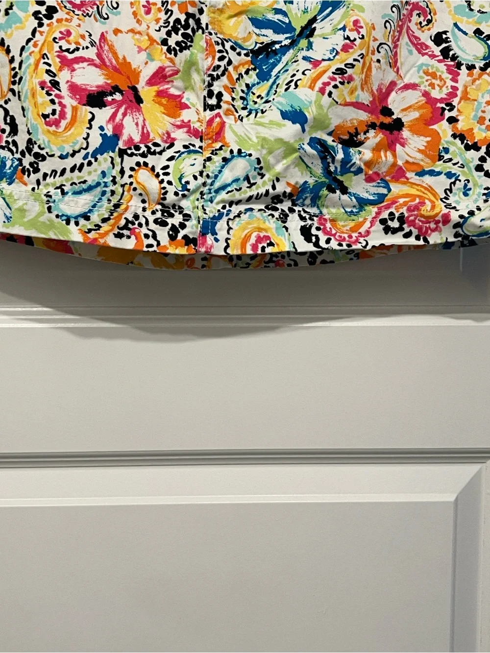 Christopher & Banks White Multicolor Floral Paisley Petite Skort - Picture 14 of 14